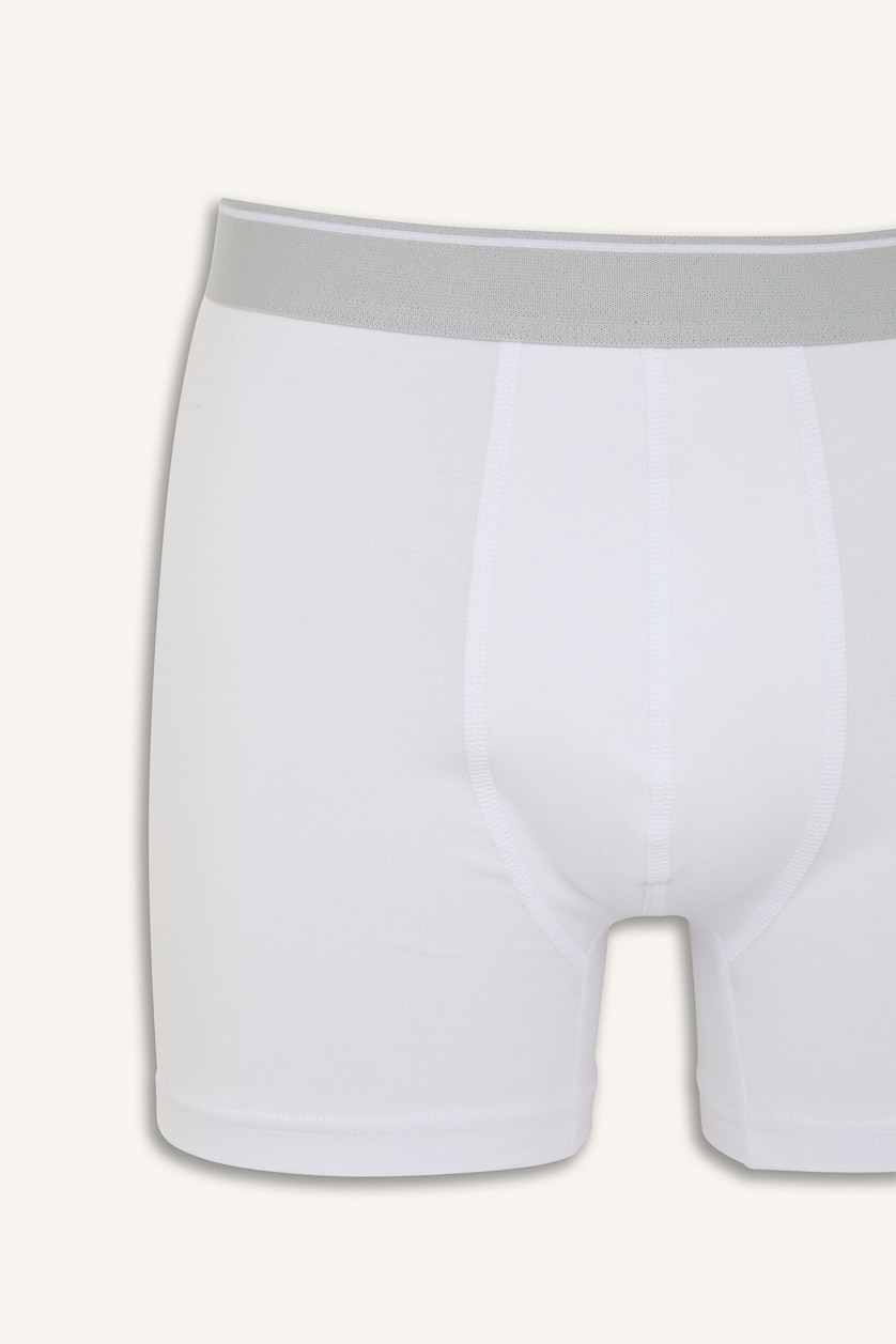 Erkek Beyaz Regular Fıt 3'lü Boxer