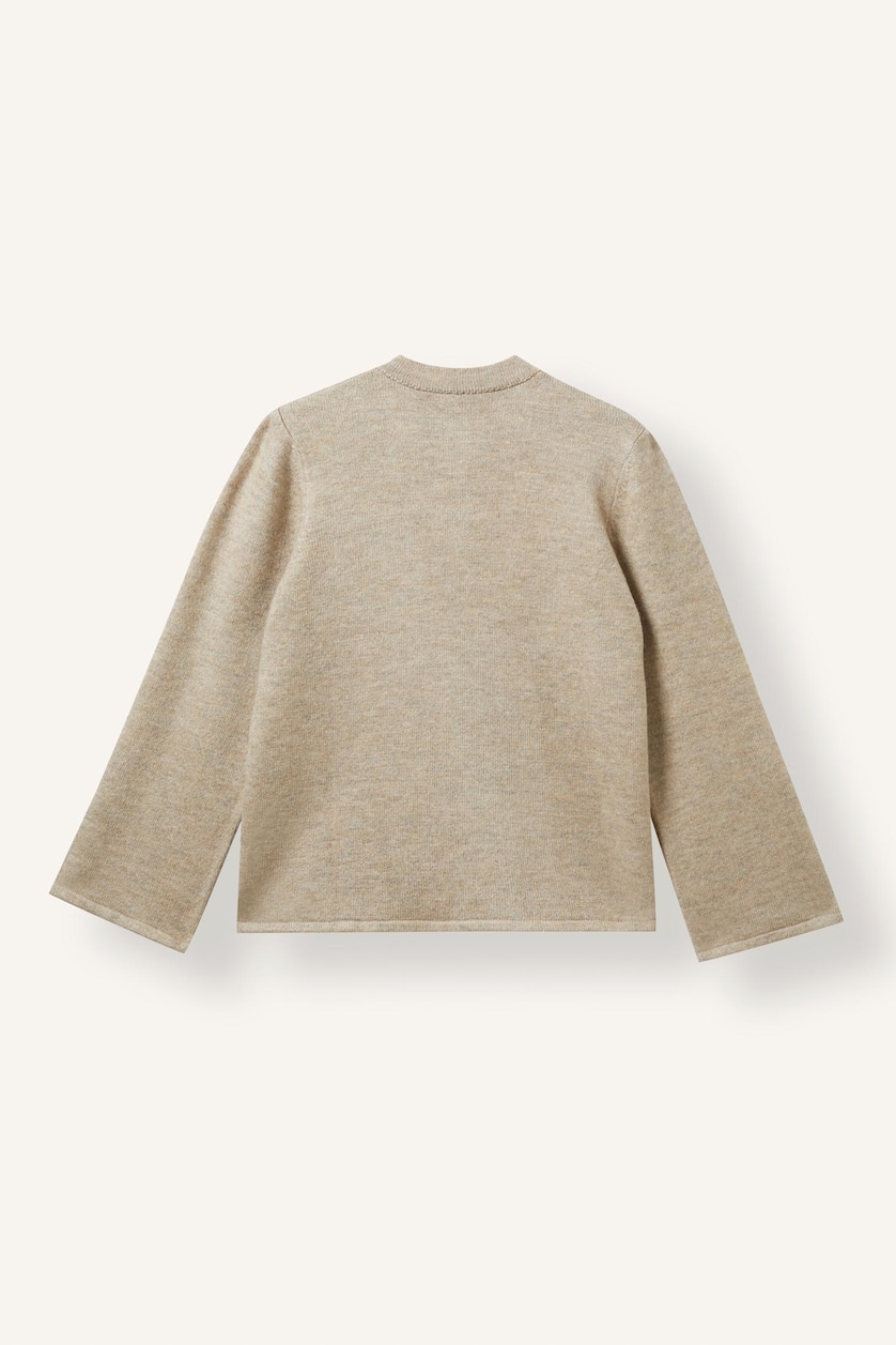 Women Doğal Bej Regular Fit Knitwear Cardigan