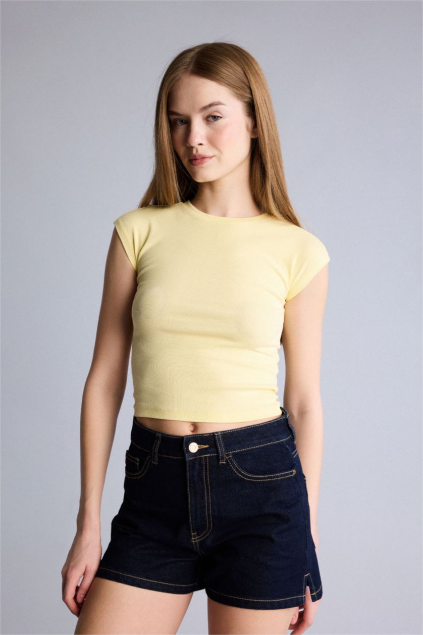 Женщины Черно-синий Mom Fit Denim