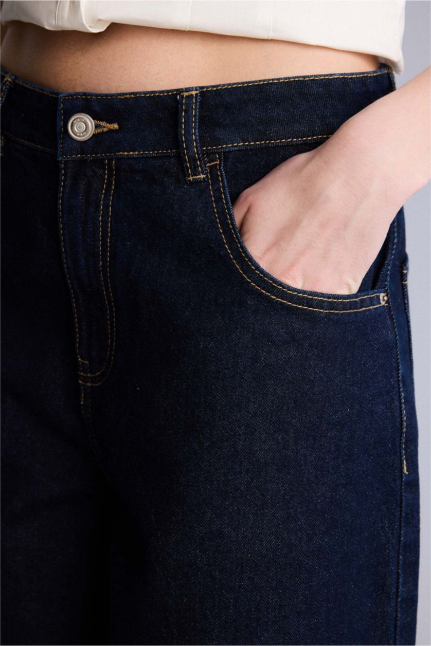 Женщины Черно-синий Denim