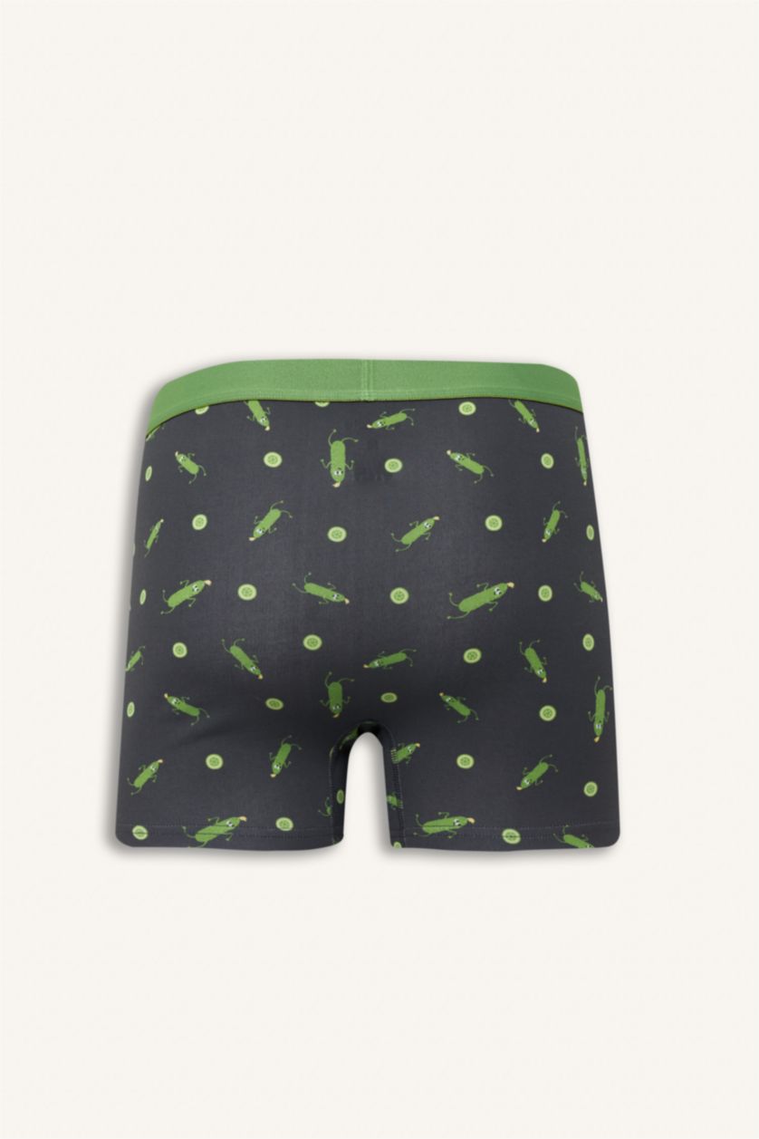 Мужчины Черный Набор из 3 шт Regular Fit с фруктовым узором