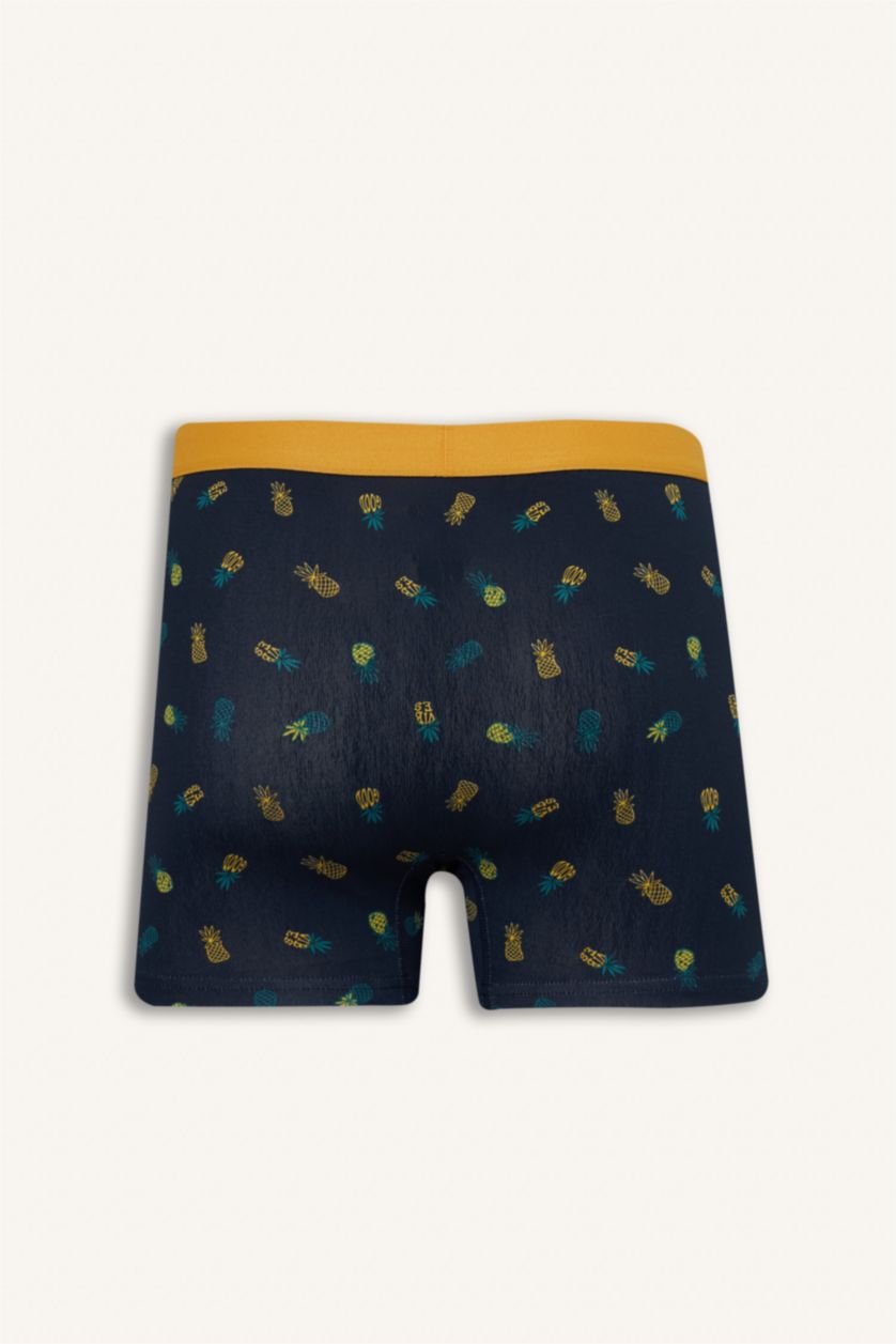 Мужчины Синий Набор боксеров Regular Fit с фруктовым узором 3 шт