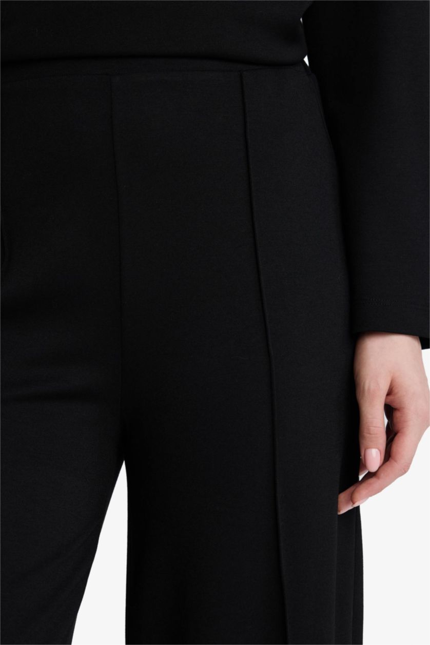 WOMAN Black Wide Leg Trousers