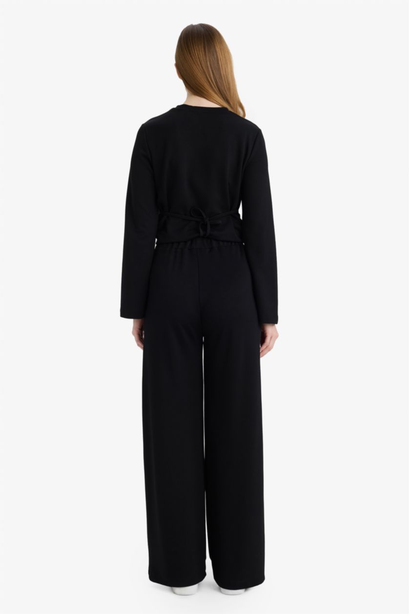 WOMAN Black Wide Leg Trousers