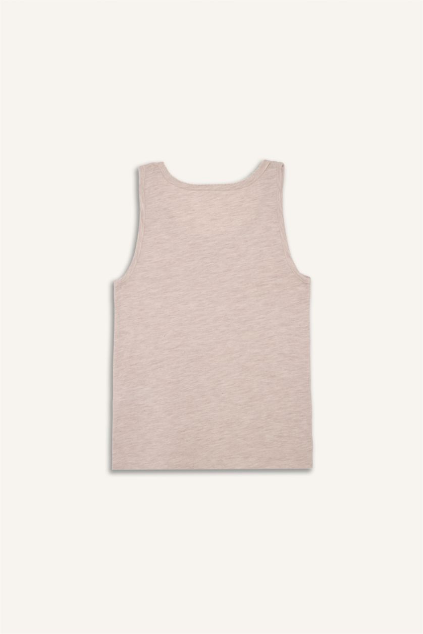 بنات بيج فاتح فانيلة بناتي قصة عادية وطبعة دب - قطعتين