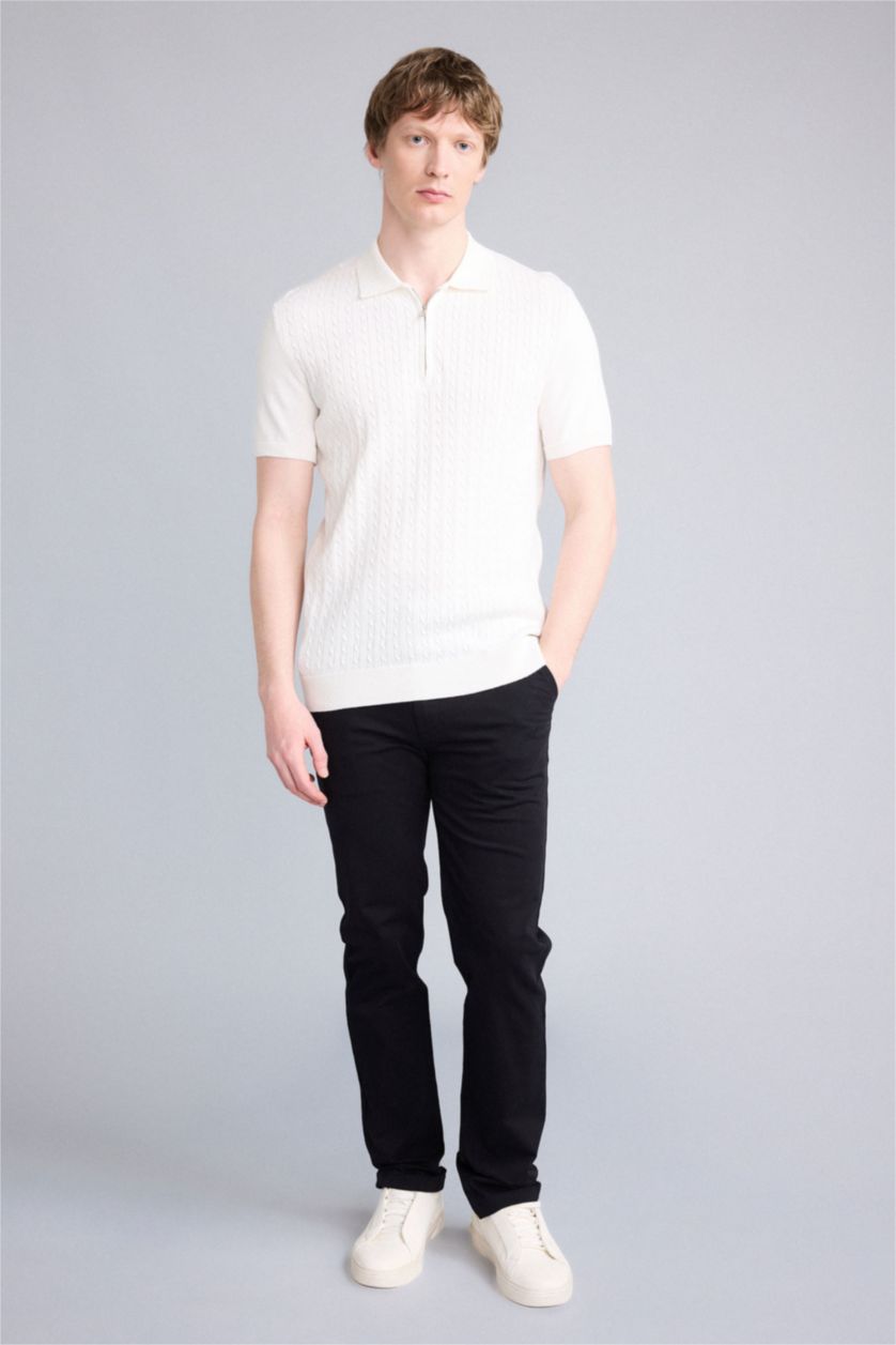 رجالي بيج فاتح Man Short Sleeve Polo T-Shirt