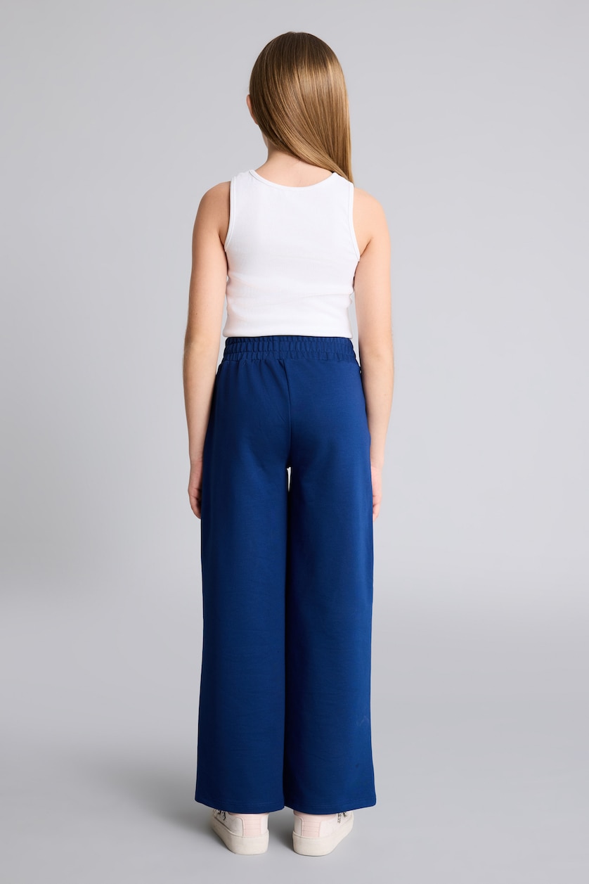 GIRLS & TEENS NAVY Wide Leg Trousers