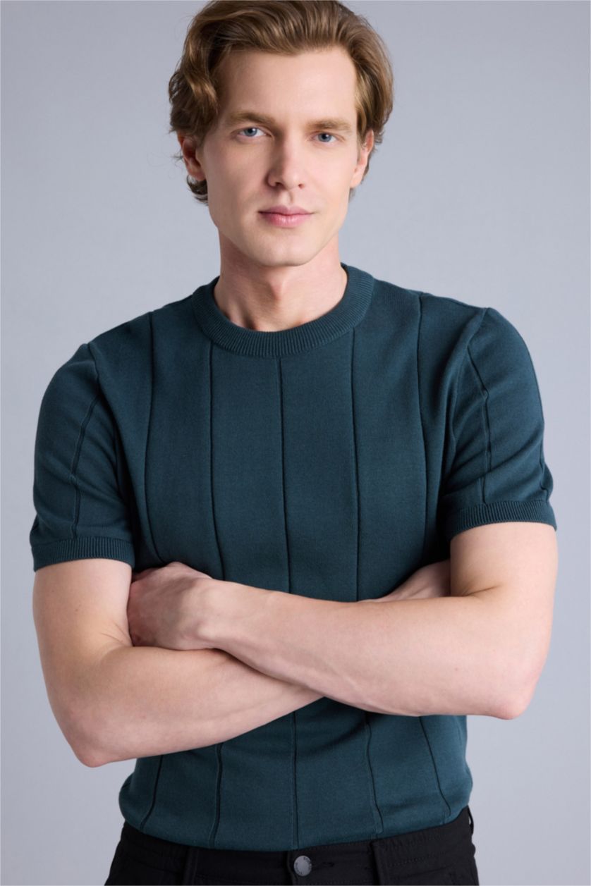 MAN Dark Green Standard Fit Short Sleeve Polo T-Shirt