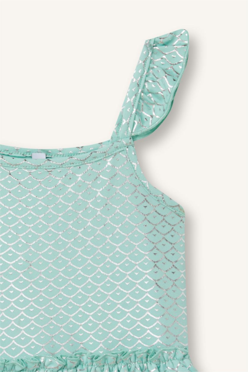 Baby Girls Mint Swimsuit