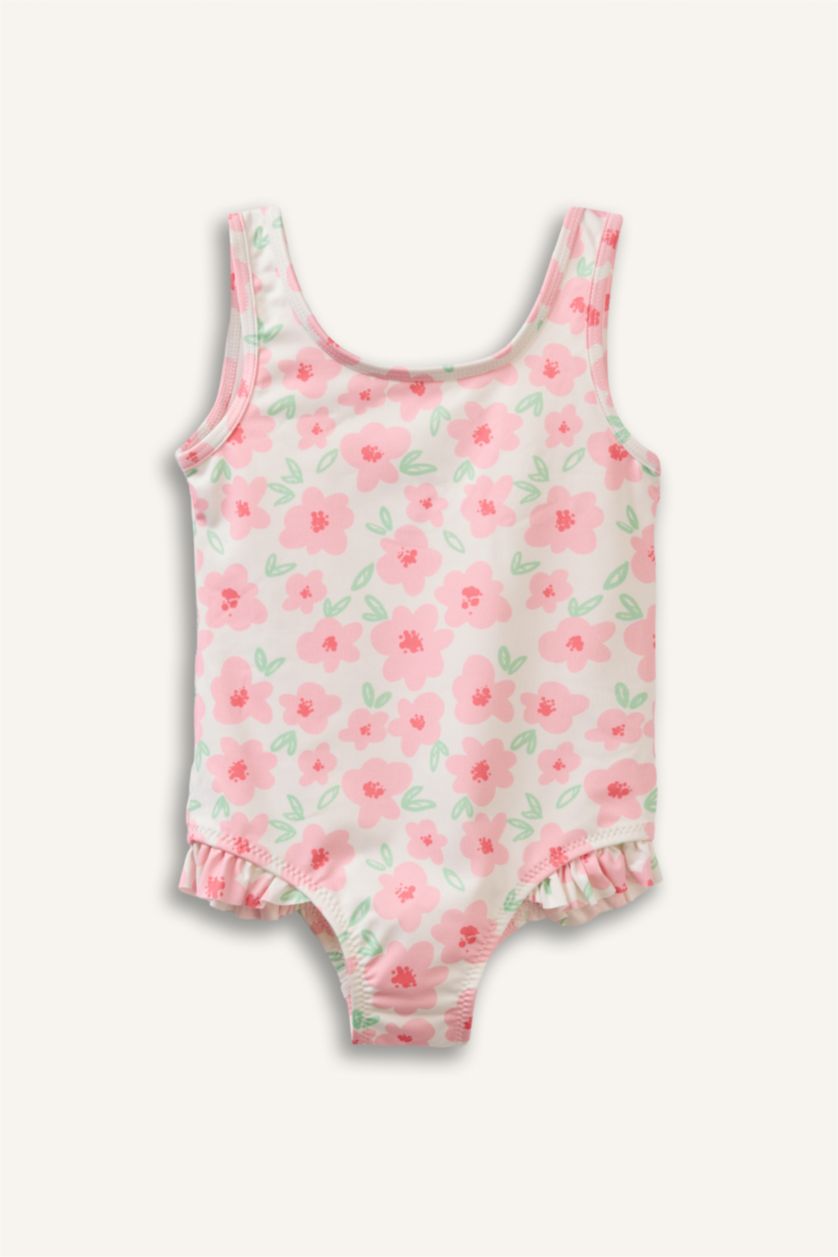 Kız Bebek Ekru Mayo Kız Bebek