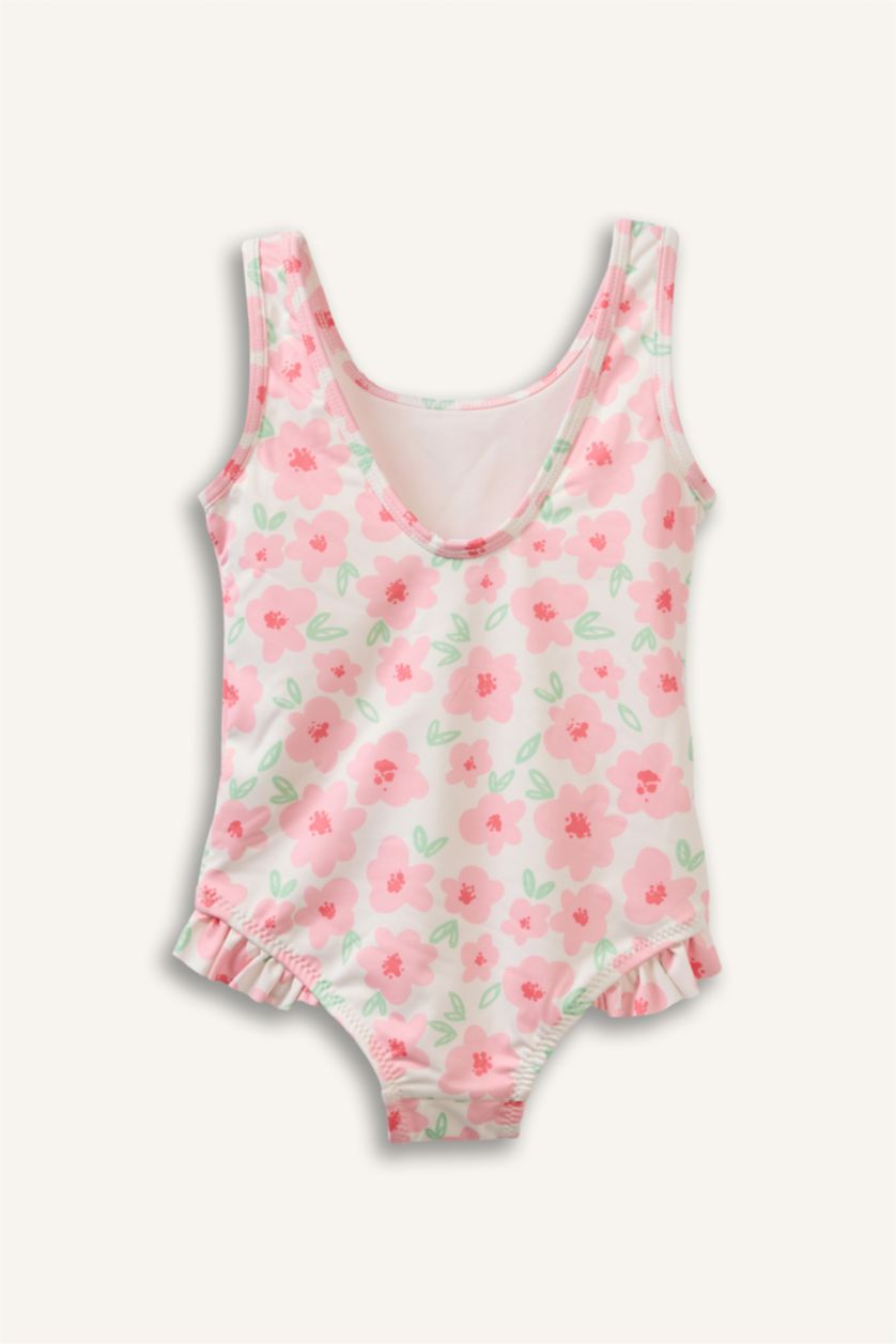 Kız Bebek Ekru Mayo Kız Bebek