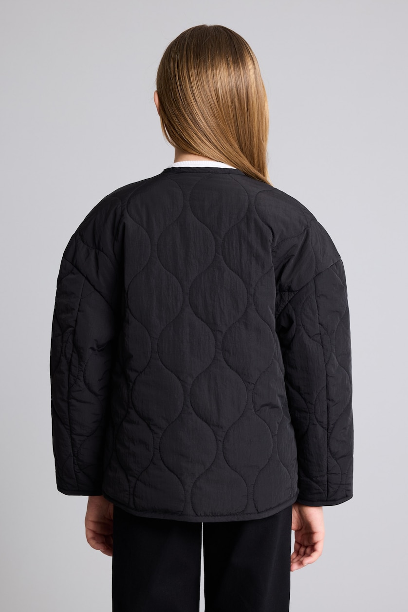 Young Girls - Teen Girls Black Girl Puffer Jacket
