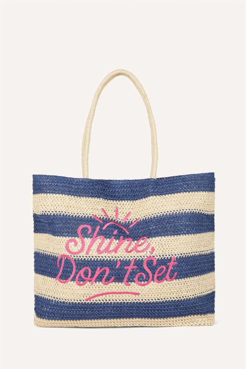 Woman NAVY Embroidered