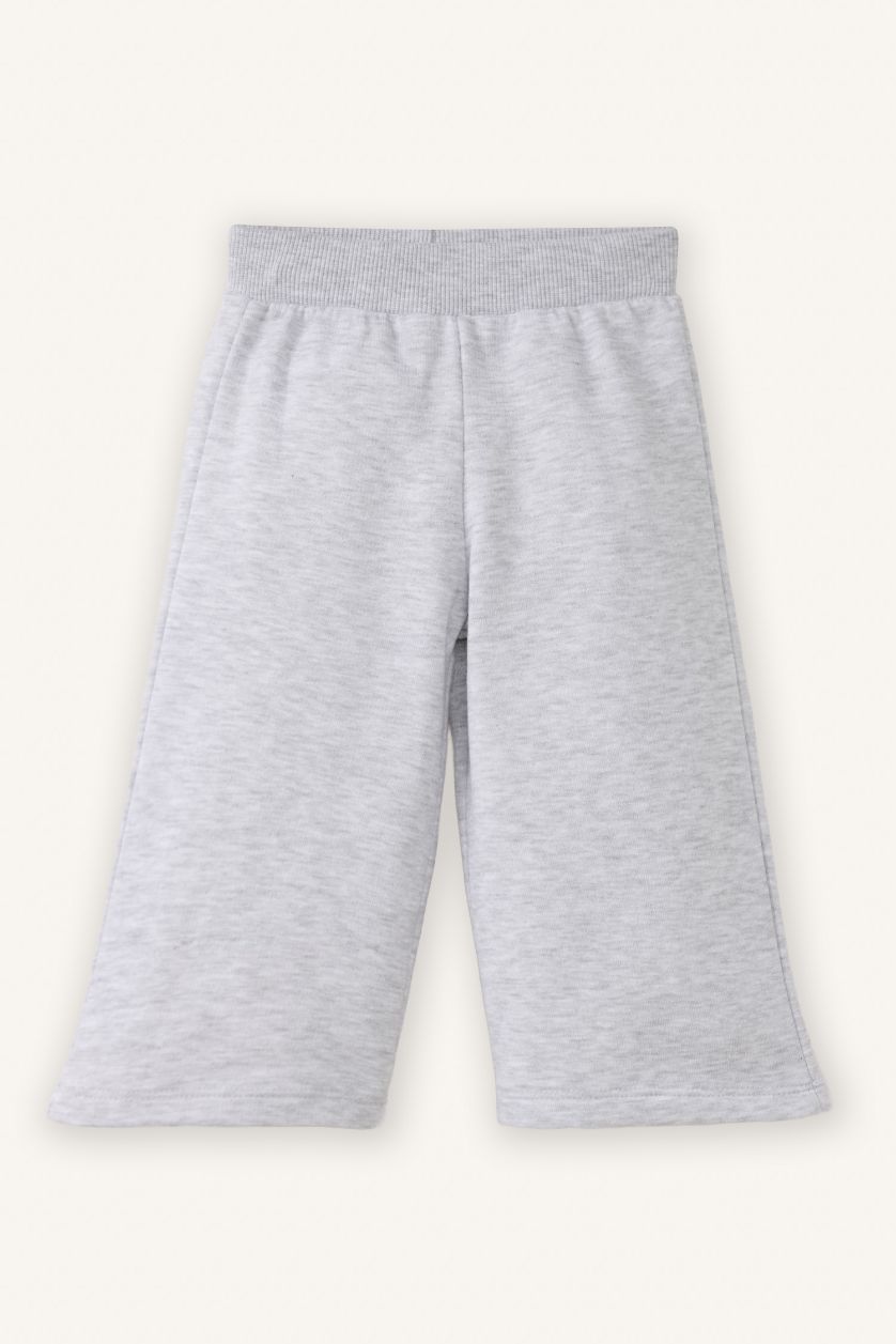 BABY GIRL Light Grey Melange Baby Girl 2 Piece Set