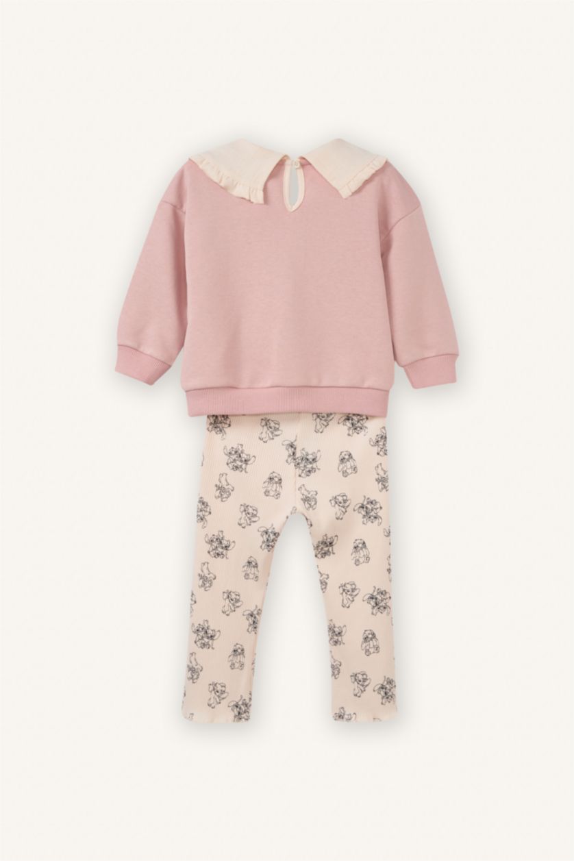 Baby Girl Rose 2 piece Regular Fit Baby Collar Lilo & Stitch Licensed Set