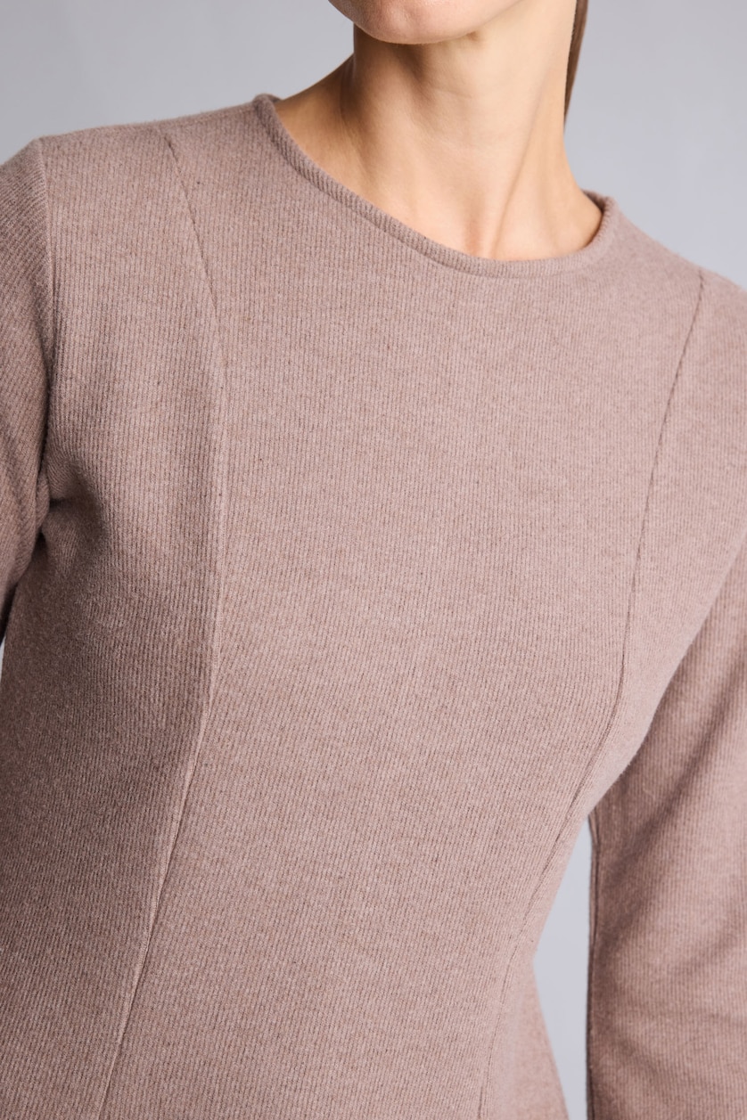 Women Beige Thessaloniki Fabric Dress