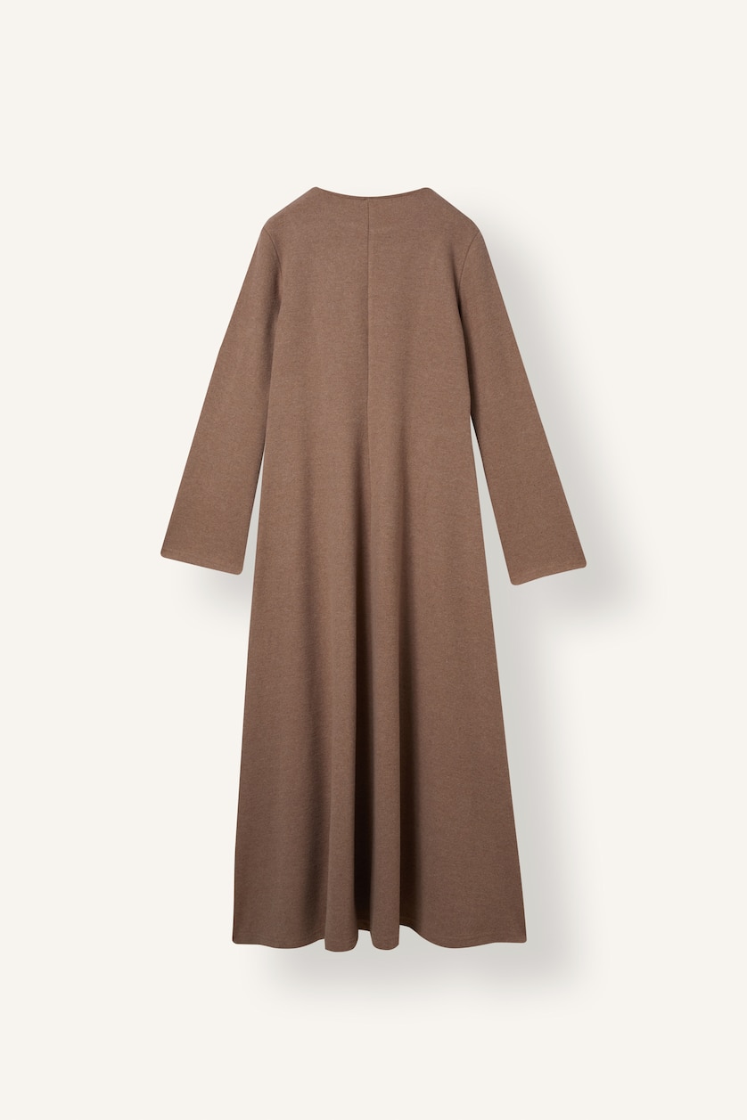 Women Beige Thessaloniki Fabric Dress