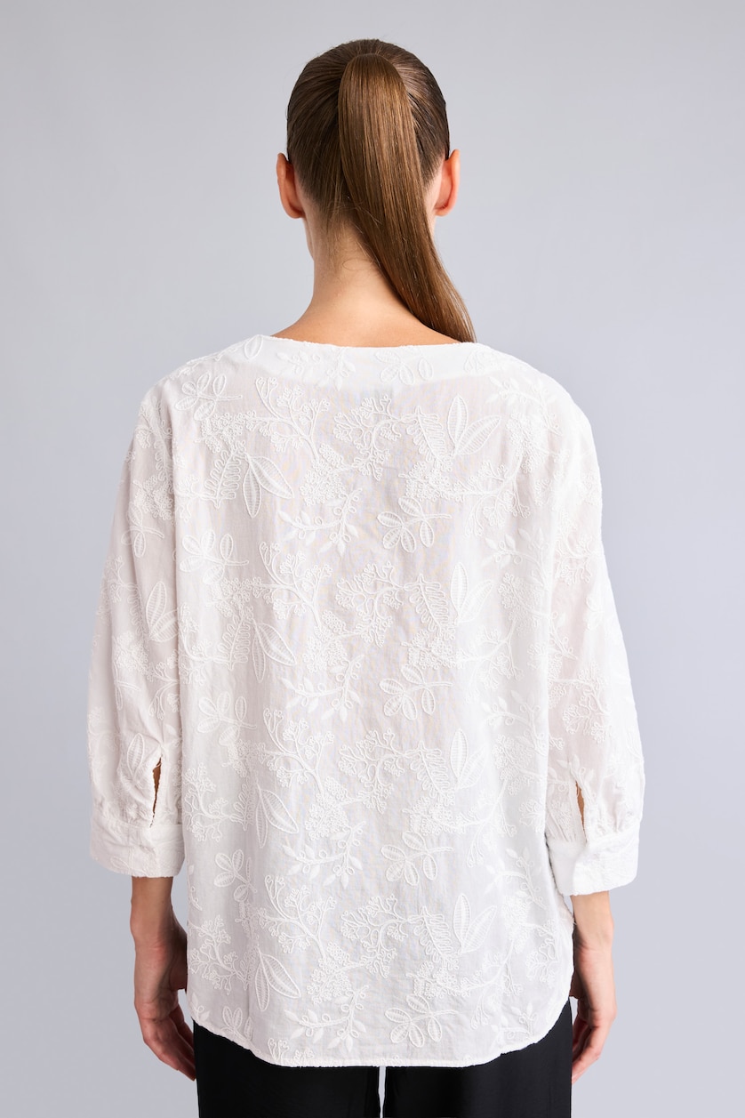 Woman White Regular Fit brode