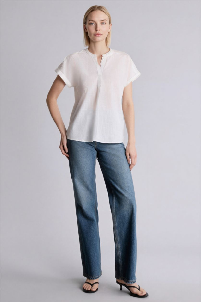 Женщины Бежевый Relax Fit Cotton