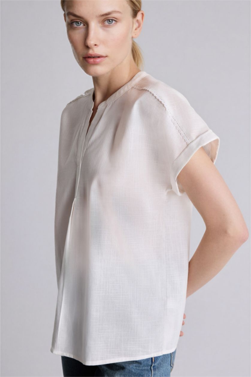 Женщины Бежевый Relax Fit Cotton