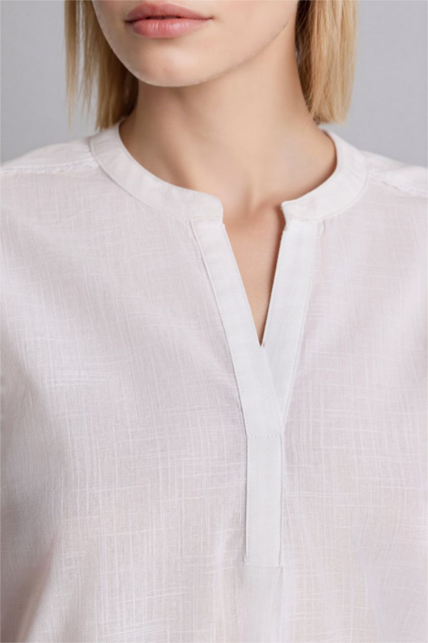 Женщины Бежевый Relax Fit Cotton