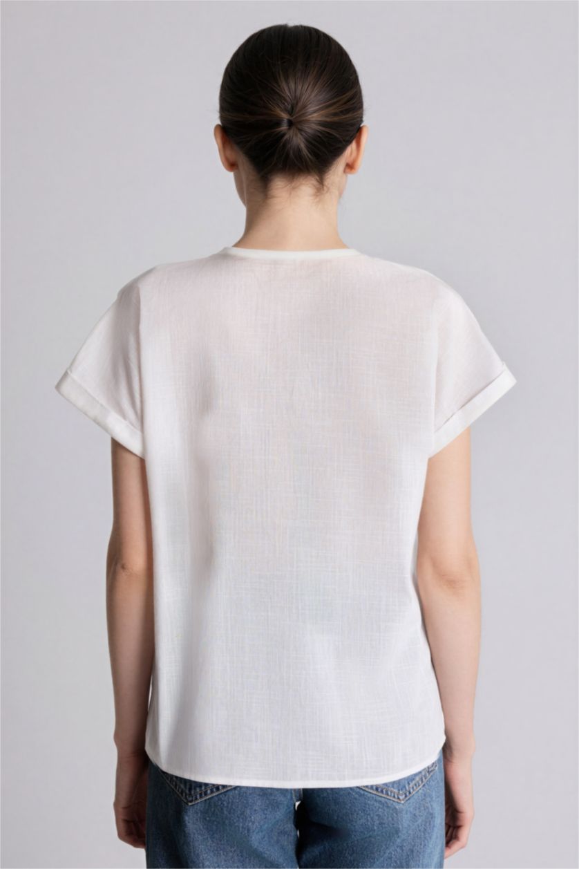 Женщины Бежевый Relax Fit Cotton