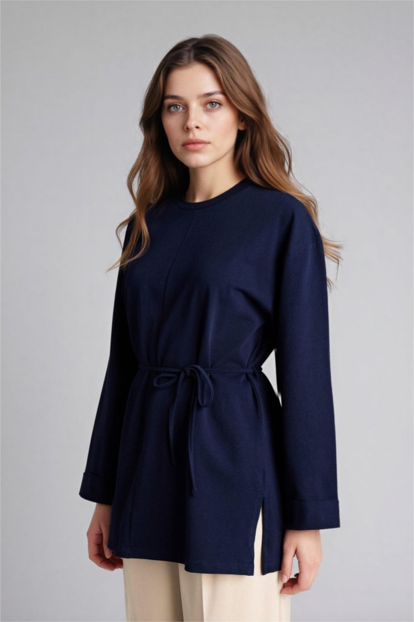 FEMME Marin Tunique à manches longues Coupe ample