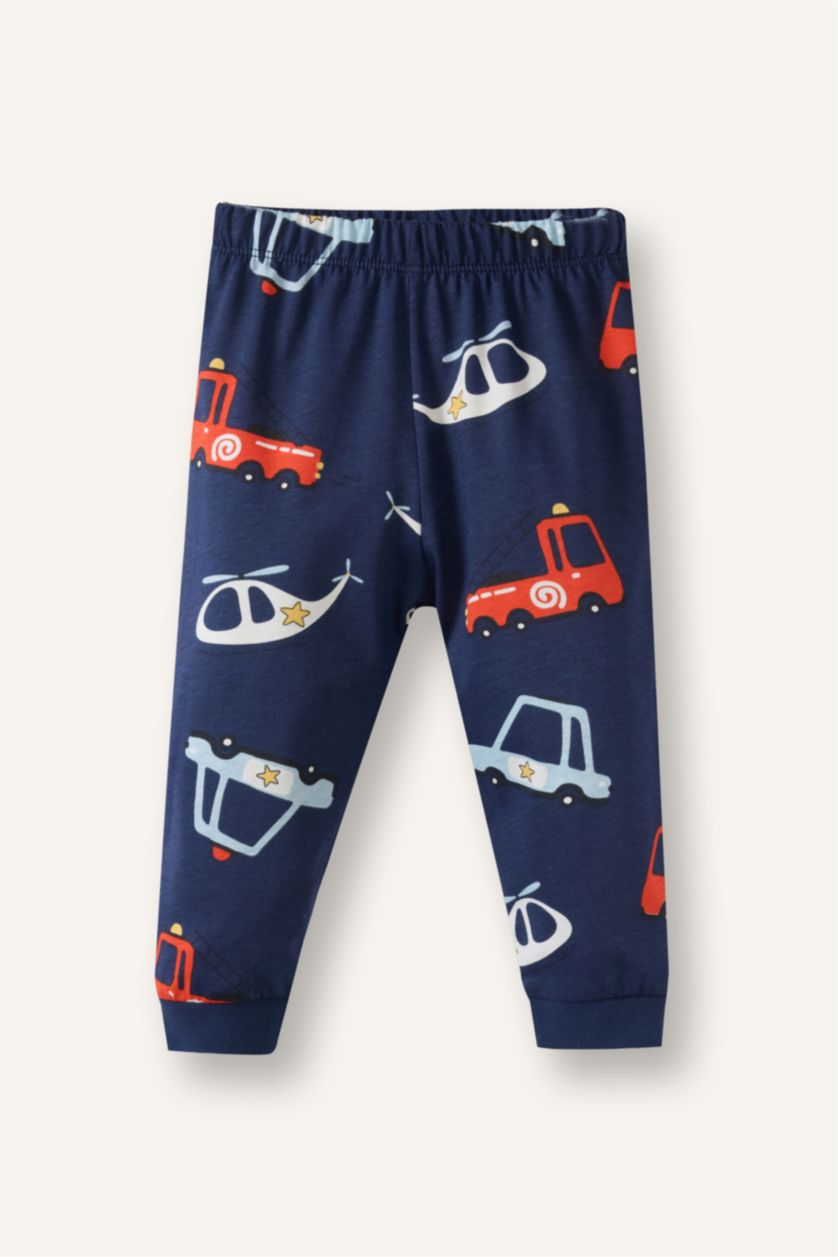 Erkek Bebek Lacivert 2'li Pijama Takımı Erkek Bebek