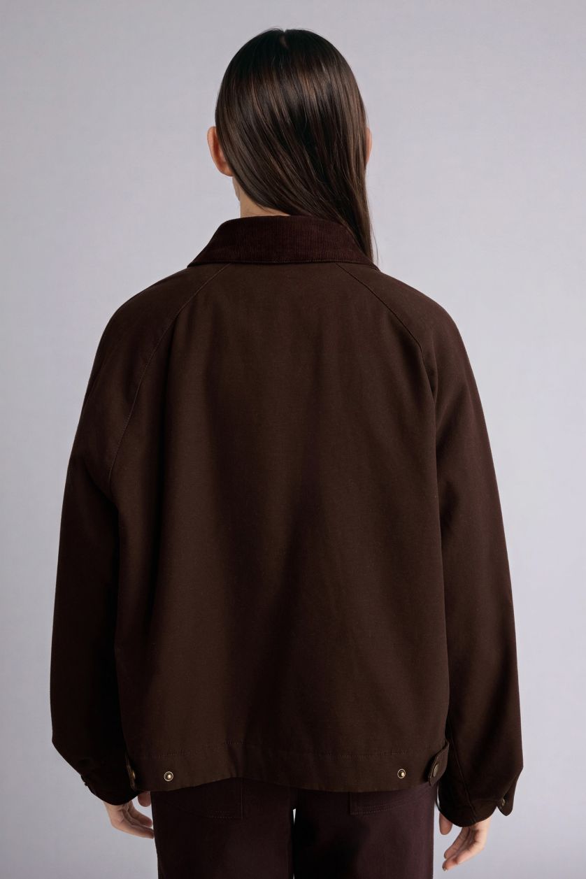 Woman Brown Regular Fit Puffer Jacket