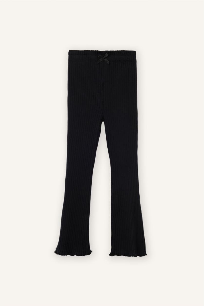 Baby Girl Black Baby Girl Flare Leggings