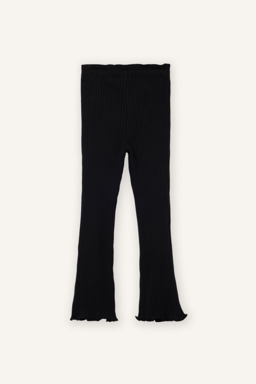 Baby Girl Black Baby Girl Flare Leggings