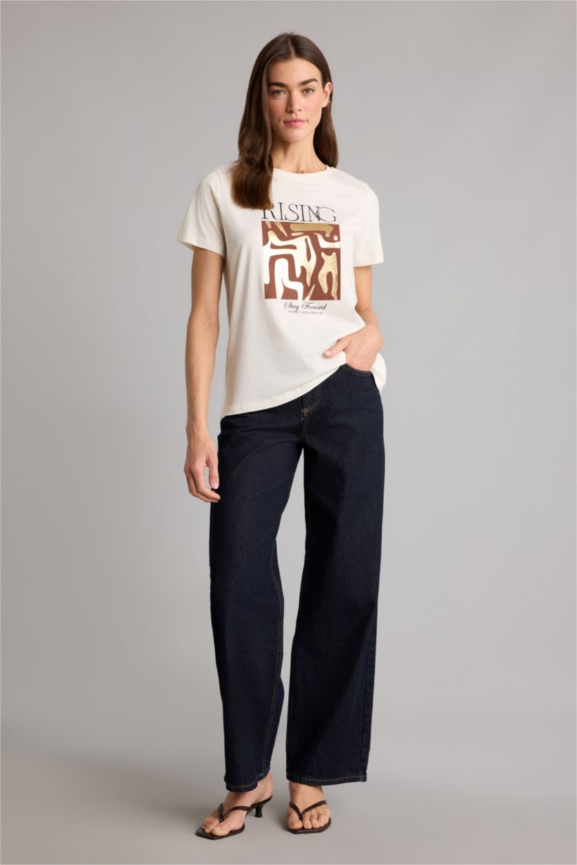 حريمي بيج فاتح Woman Short Sleeve T-Shirt