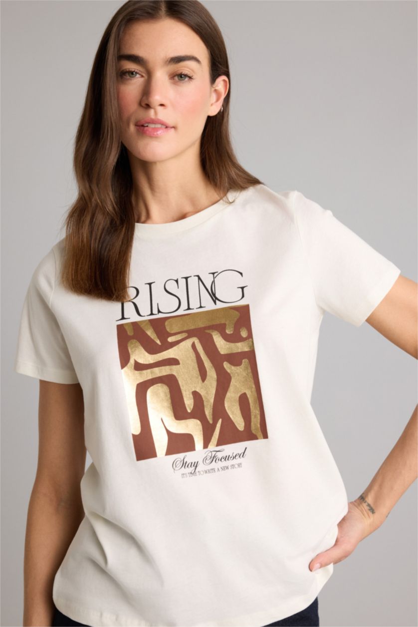 حريمي بيج فاتح Woman Short Sleeve T-Shirt