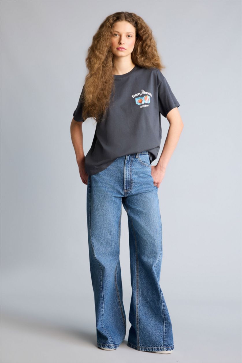 Woman Anthracite Woman Short Sleeve T-Shirt