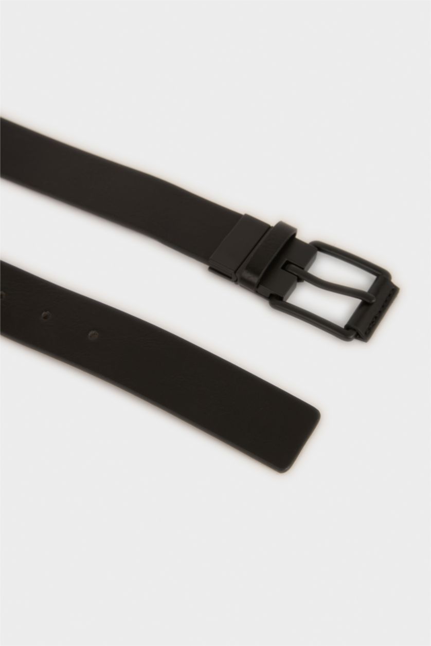 MAN MIXED Man Double Sided Clasp Faux Leather