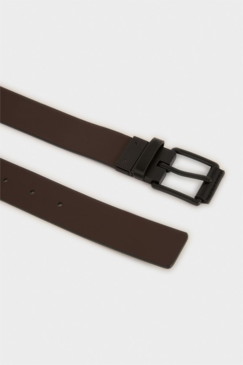 MAN MIXED Man Double Sided Clasp Faux Leather