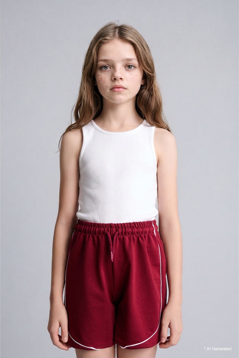 GIRLS & TEENS Bordeaux Girl Shorts