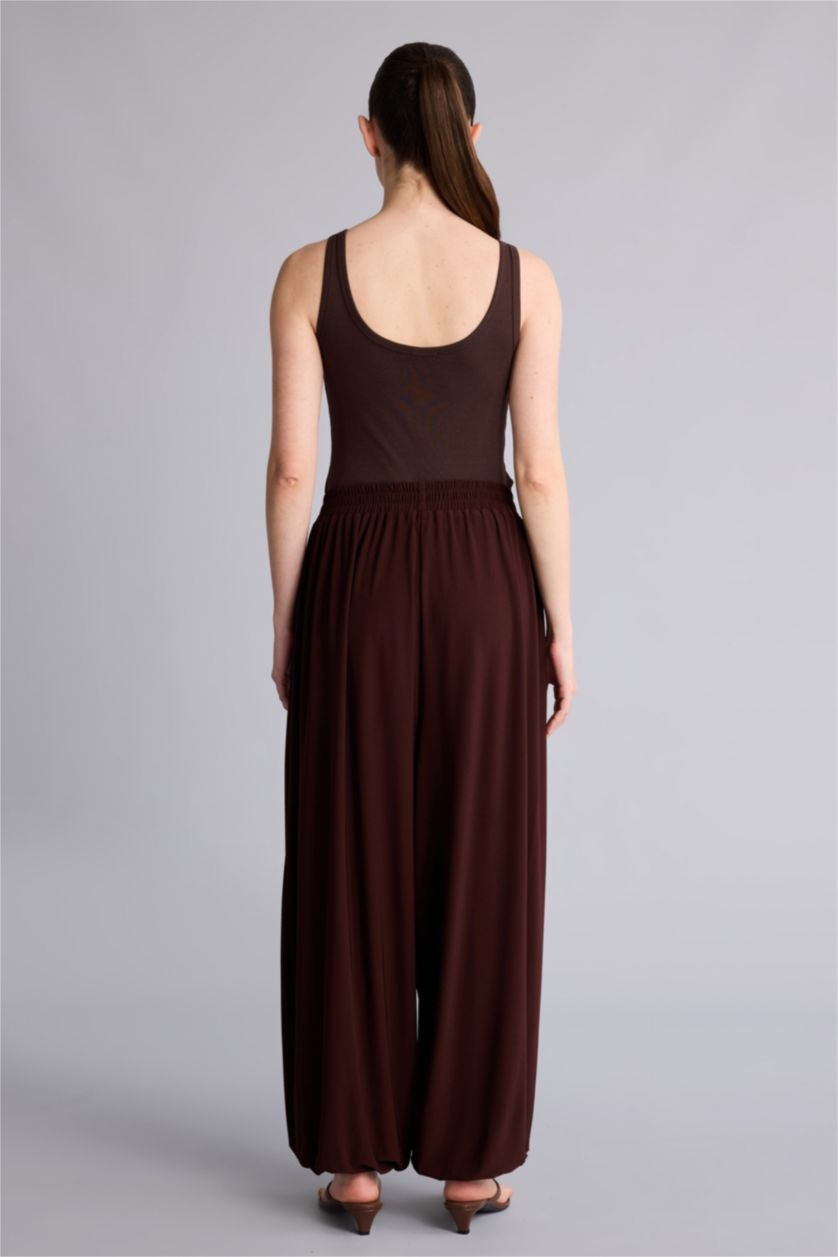 Әйелдерге Қоңыр баллон Шалбар