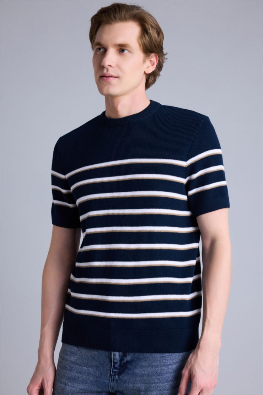 MAN NAVY Man Short Sleeve Polo T-Shirt