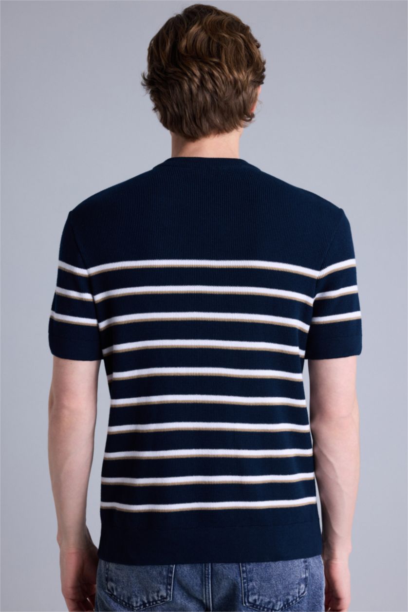 MAN NAVY Man Short Sleeve Polo T-Shirt