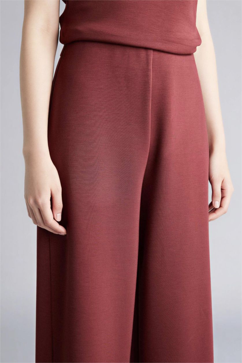 Әйелдерге Тақта кең аяқ модаль Шалбар