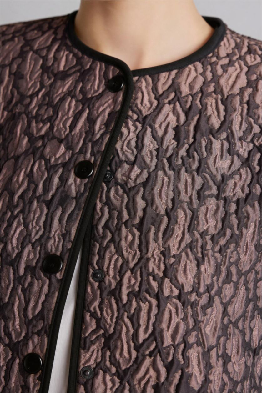 نساء بني Relax Fit Long Sleeve Shirt