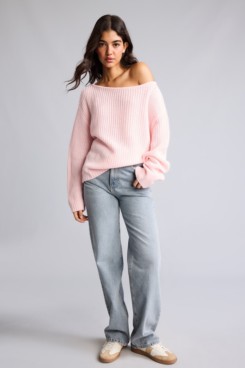 Women Light Pink Regular Fit Pullover