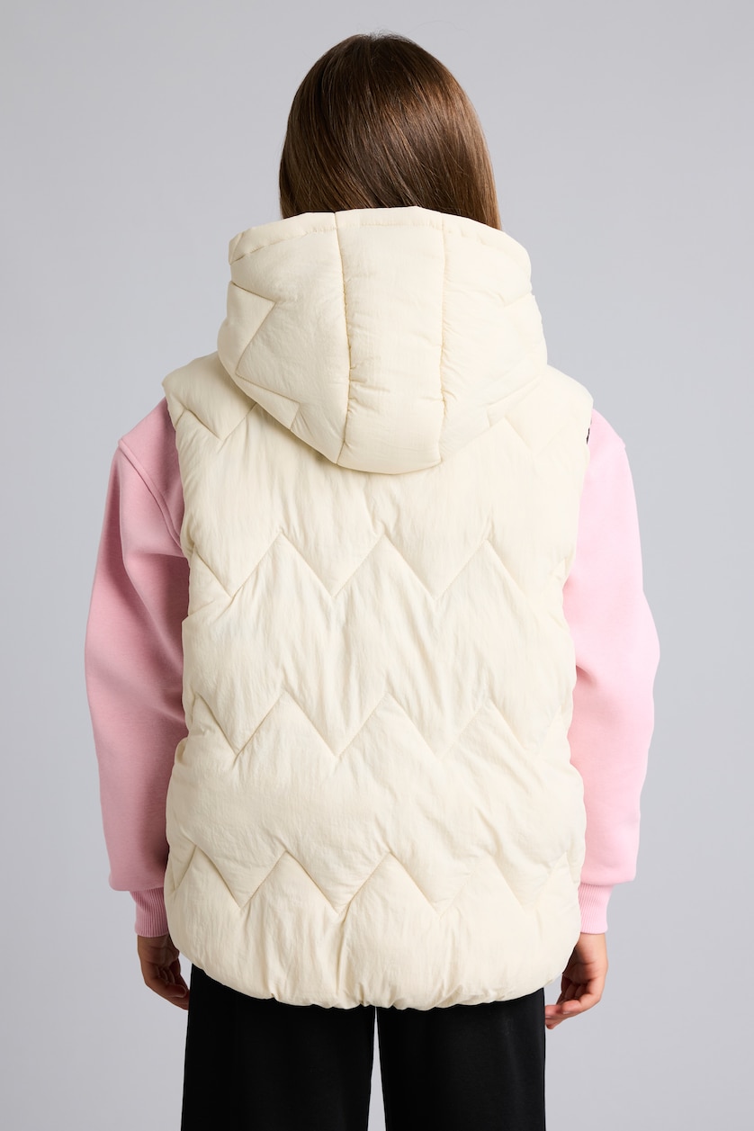 FILLES Anthracite Gilet Coupe Oversize Fille