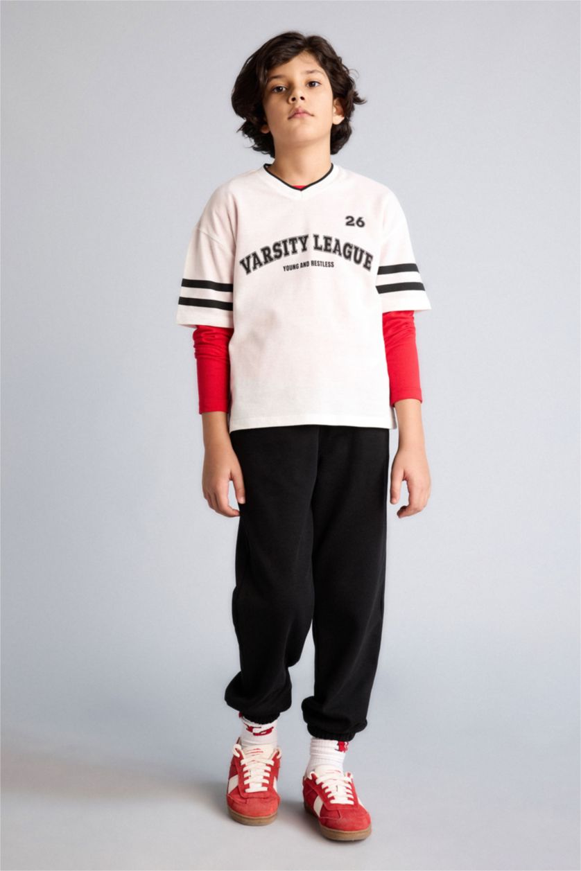 BOYS & TEENS Ecru Boy 2 Piece Set