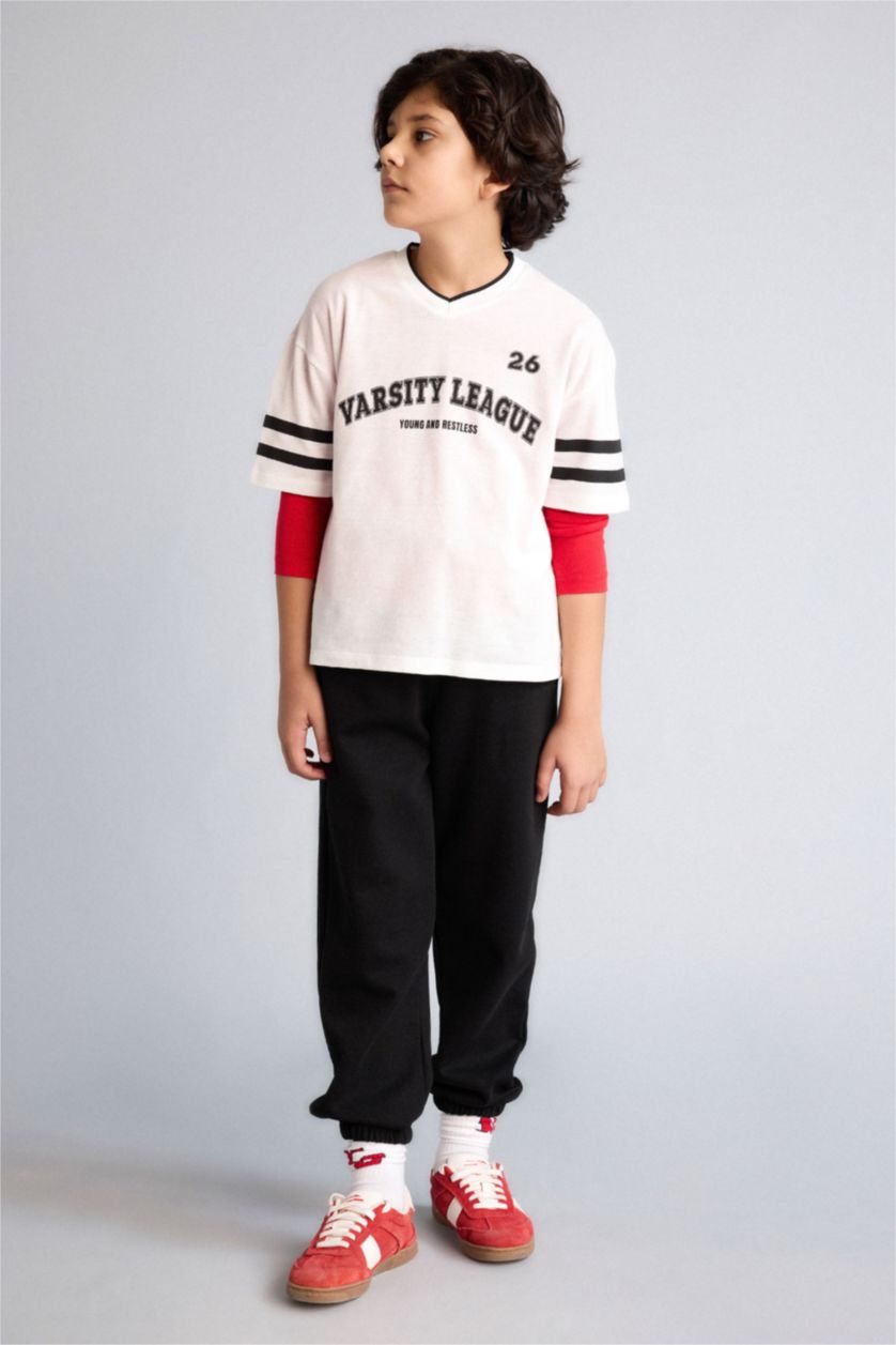 BOYS & TEENS Ecru Boy 2 Piece Set