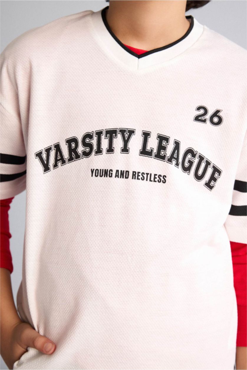 BOYS & TEENS Ecru Boy 2 Piece Set