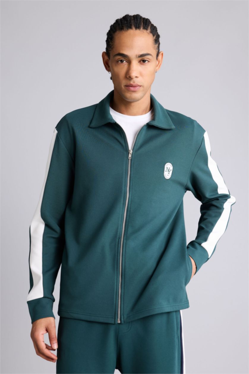 Erkek Koyu Yeşil Hırka