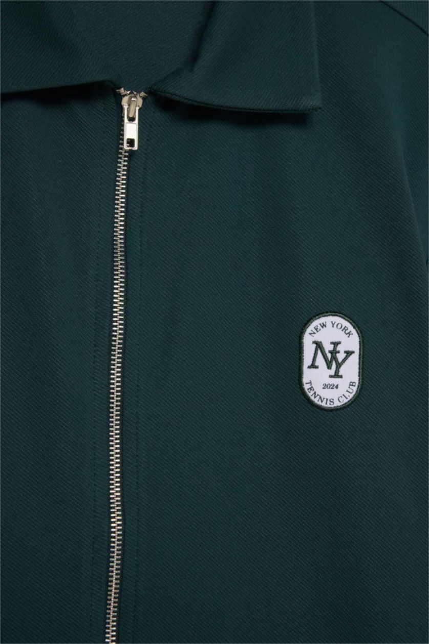 Erkek Koyu Yeşil Hırka