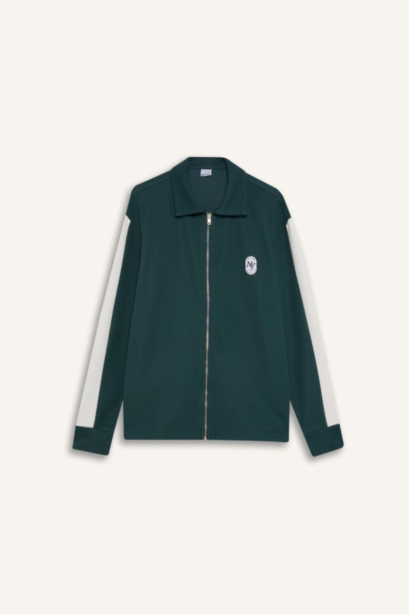 Erkek Koyu Yeşil Hırka